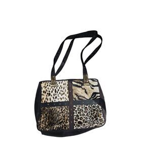 Marlo animal print shoulder purse